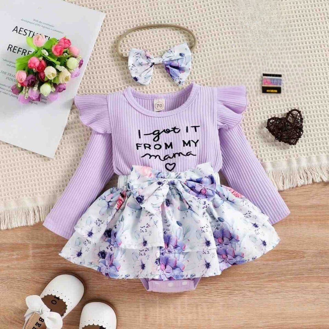 Elegant Bow Princess Dress for Baby Girls – Party & Casual Wear