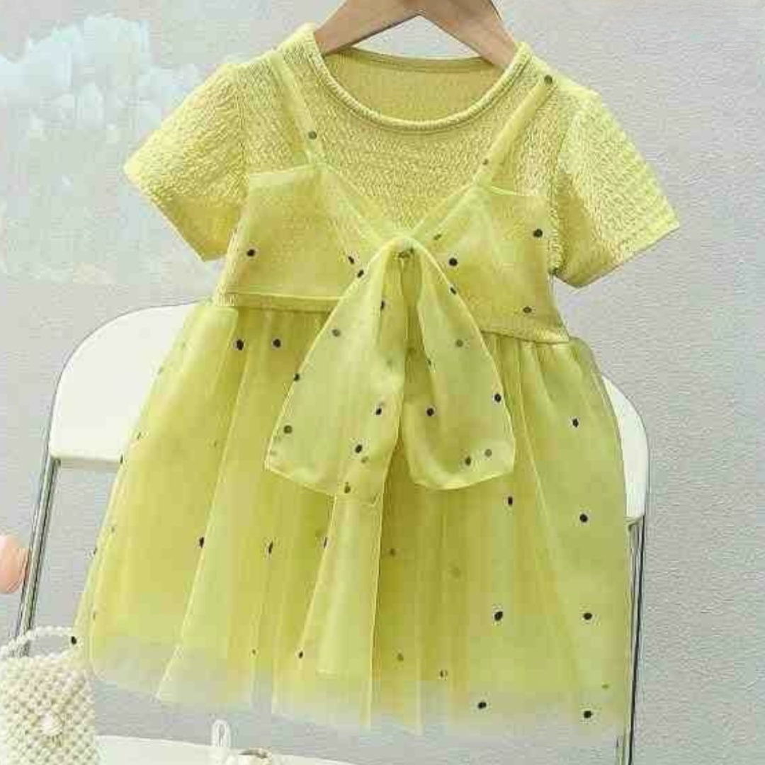 Pretty Princess Ruffle Dress – Soft & Stylish Baby Girl Dress