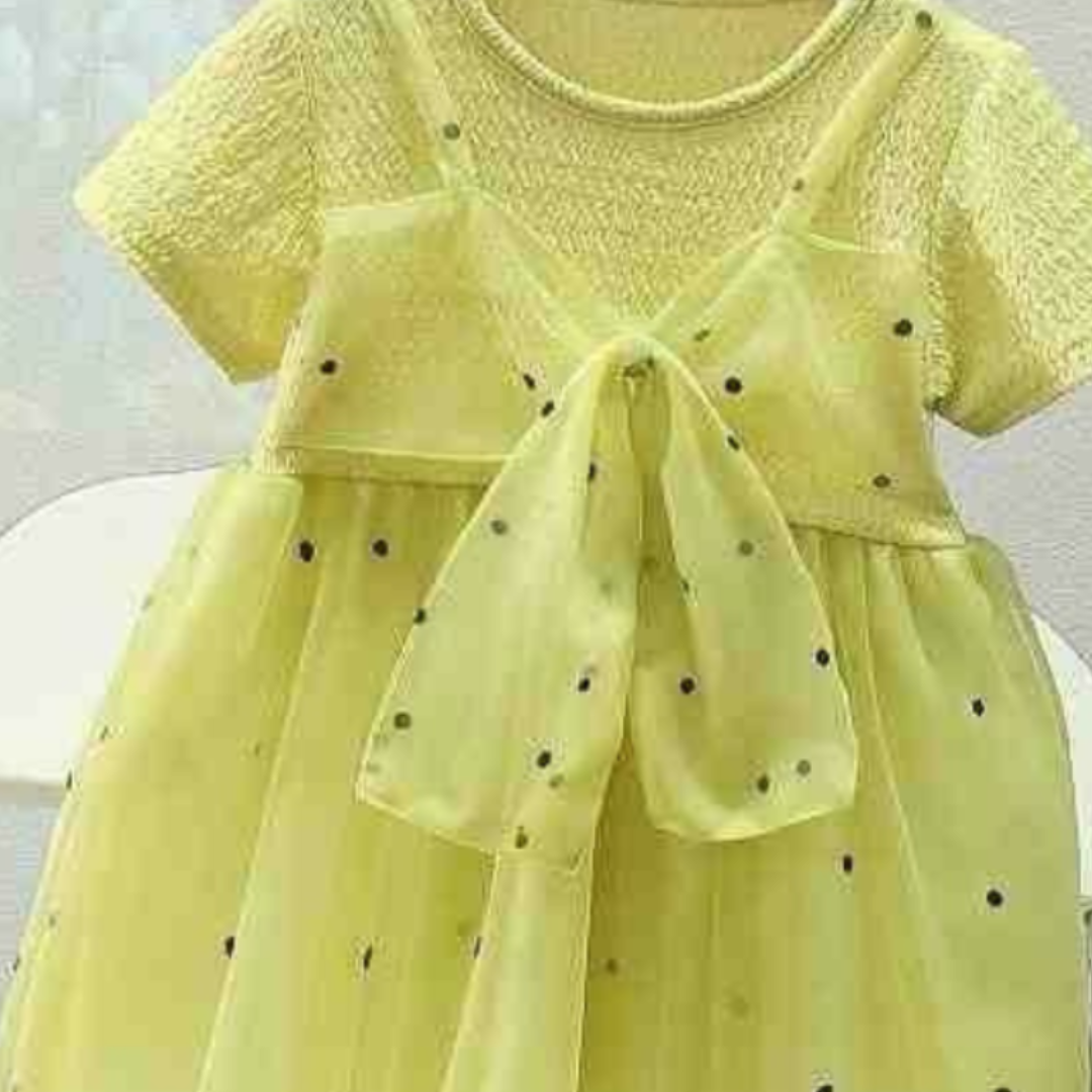 Pretty Princess Ruffle Dress – Soft & Stylish Baby Girl Dress
