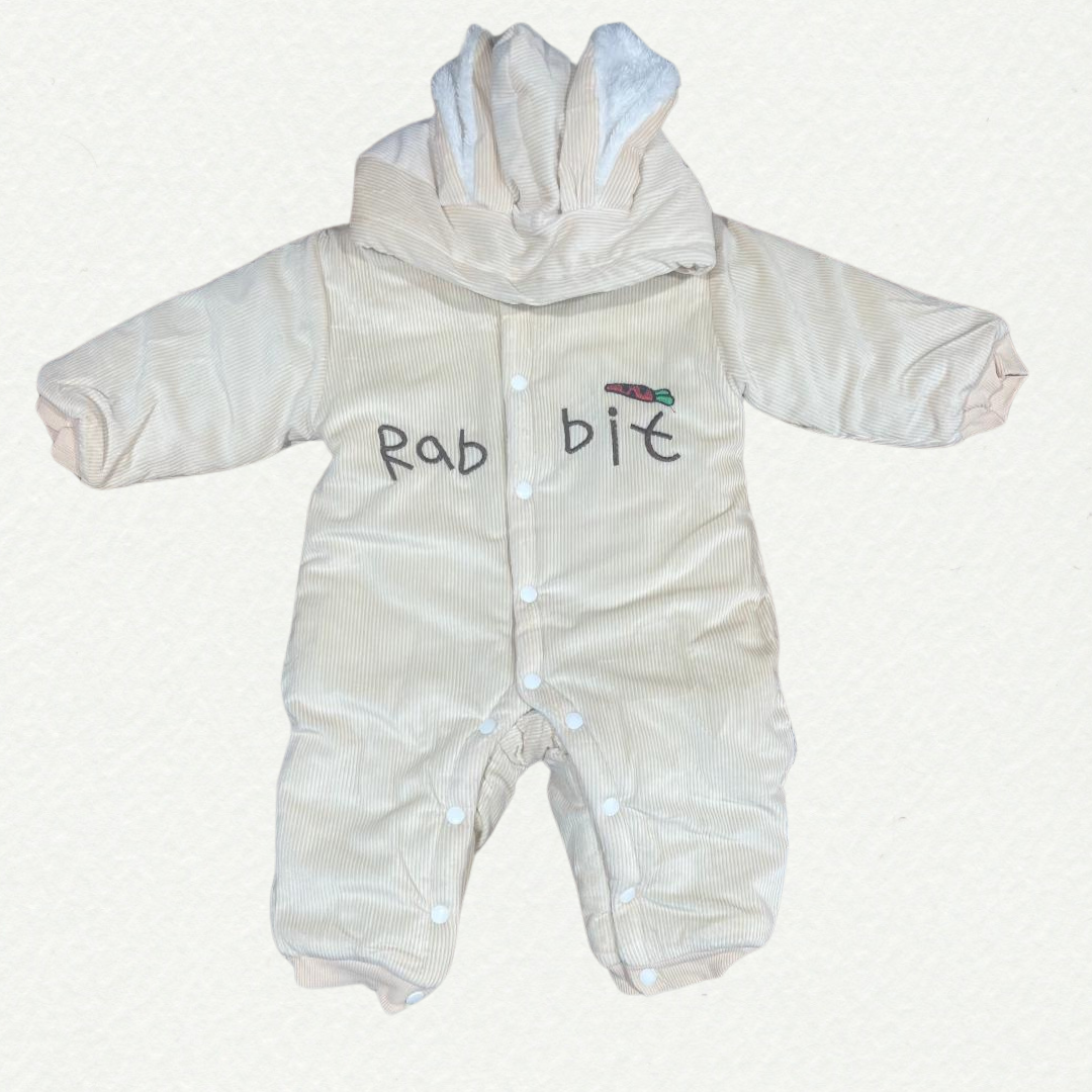 Snuggle Bunny Baby Winter Romper