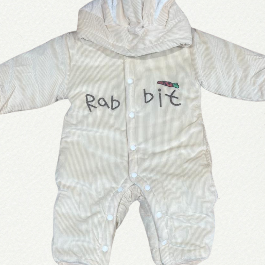 Snuggle Bunny Baby Winter Romper