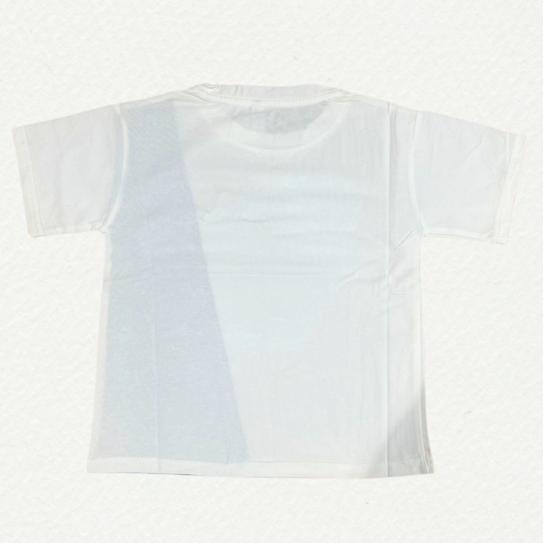 Summer Breeze T-Shirt - White and Blue