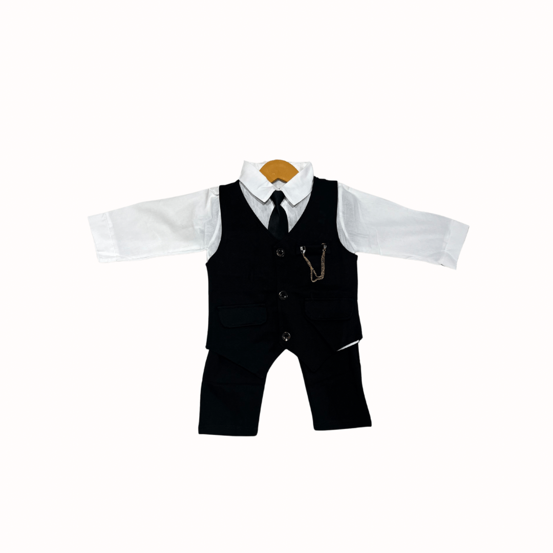 Little Gentleman Black Suit for Kids