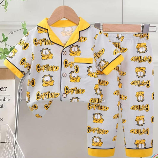 Garfield Yellow & Grey Night Suit