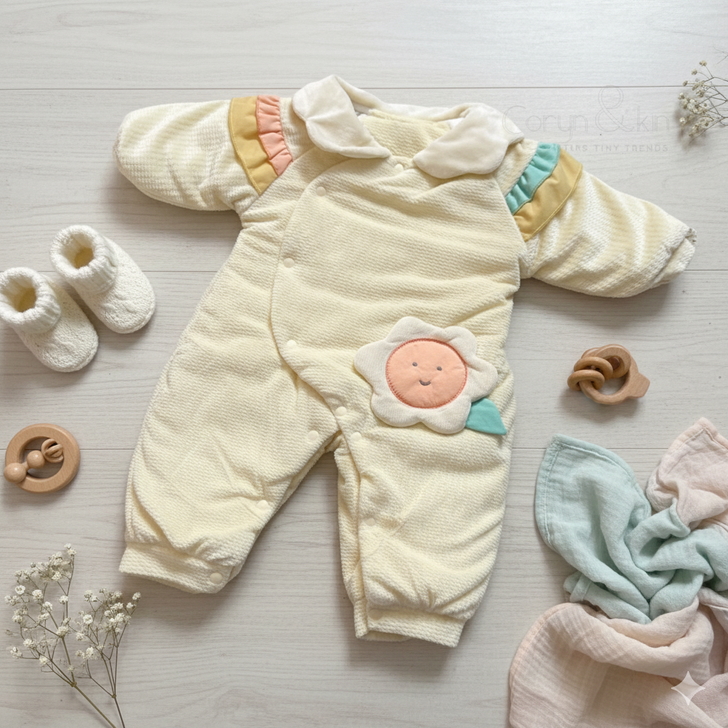 Sunny Bloom Baby Romper