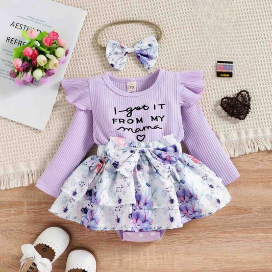 Elegant Bow Princess Dress for Baby Girls – Party & Casual Wear
