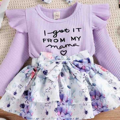 Elegant Bow Princess Dress for Baby Girls – Party & Casual Wear