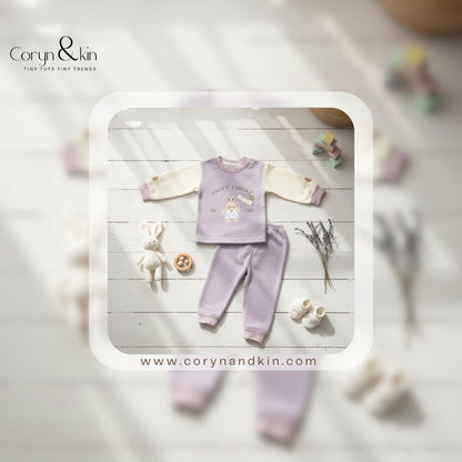 Lavender Bunny Cozy Co-ord Set
