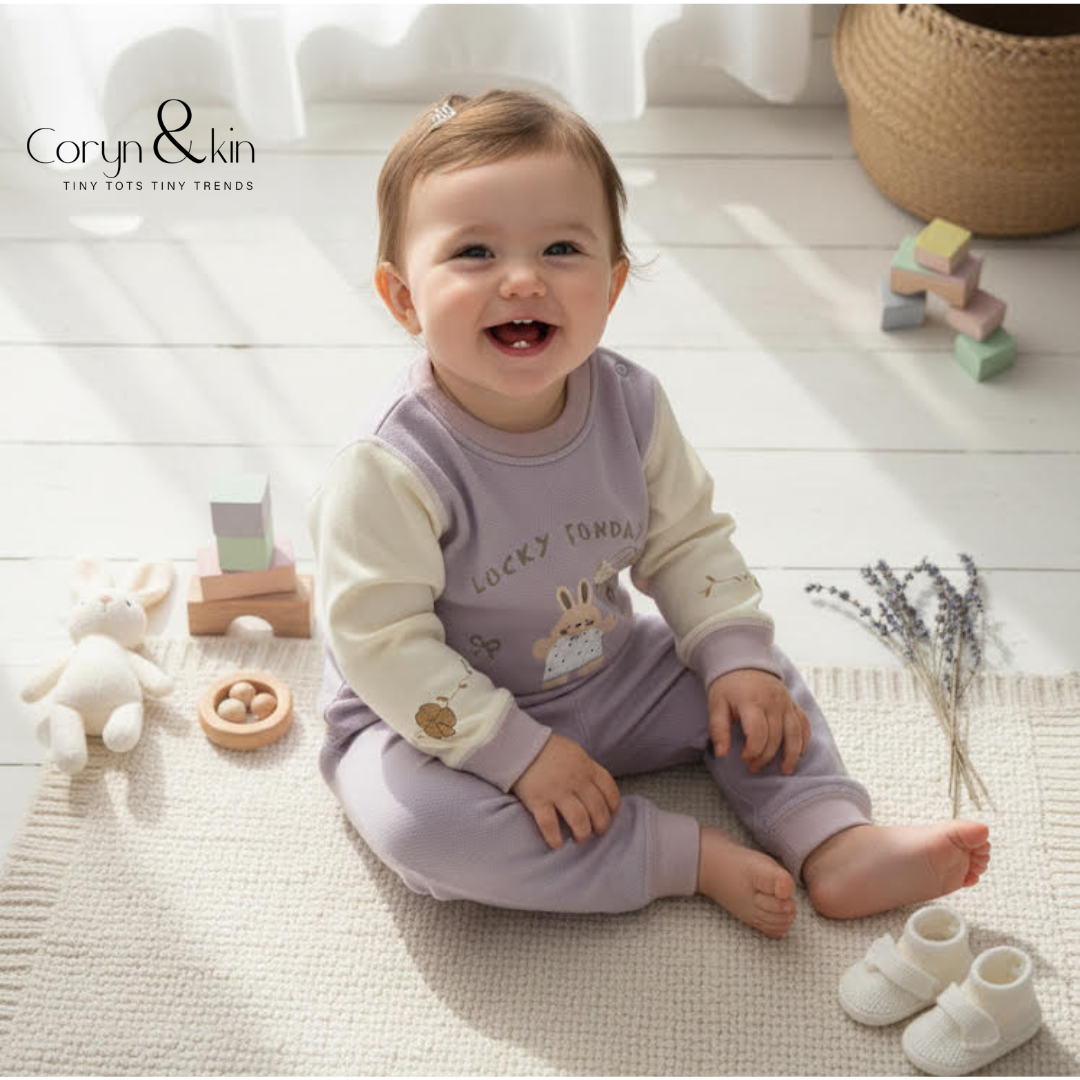 Lavender Bunny Cozy Co-ord Set