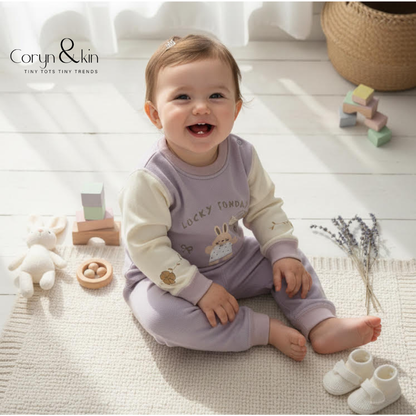Lavender Bunny Cozy Co-ord Set