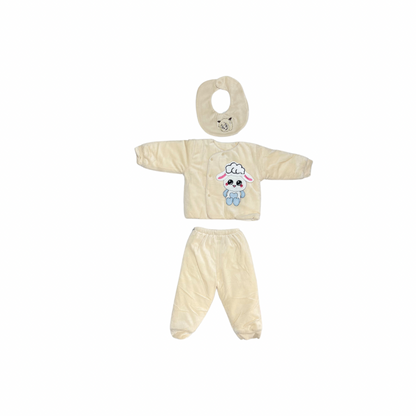 Snug Lamb 3-Piece Baby Winter Set – Soft & Cozy