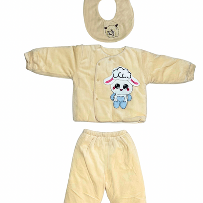 Snug Lamb 3-Piece Baby Winter Set – Soft & Cozy