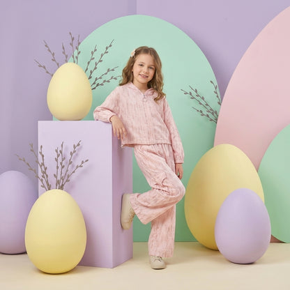 Pink Co-ord Set for Girls (5–9 Years)