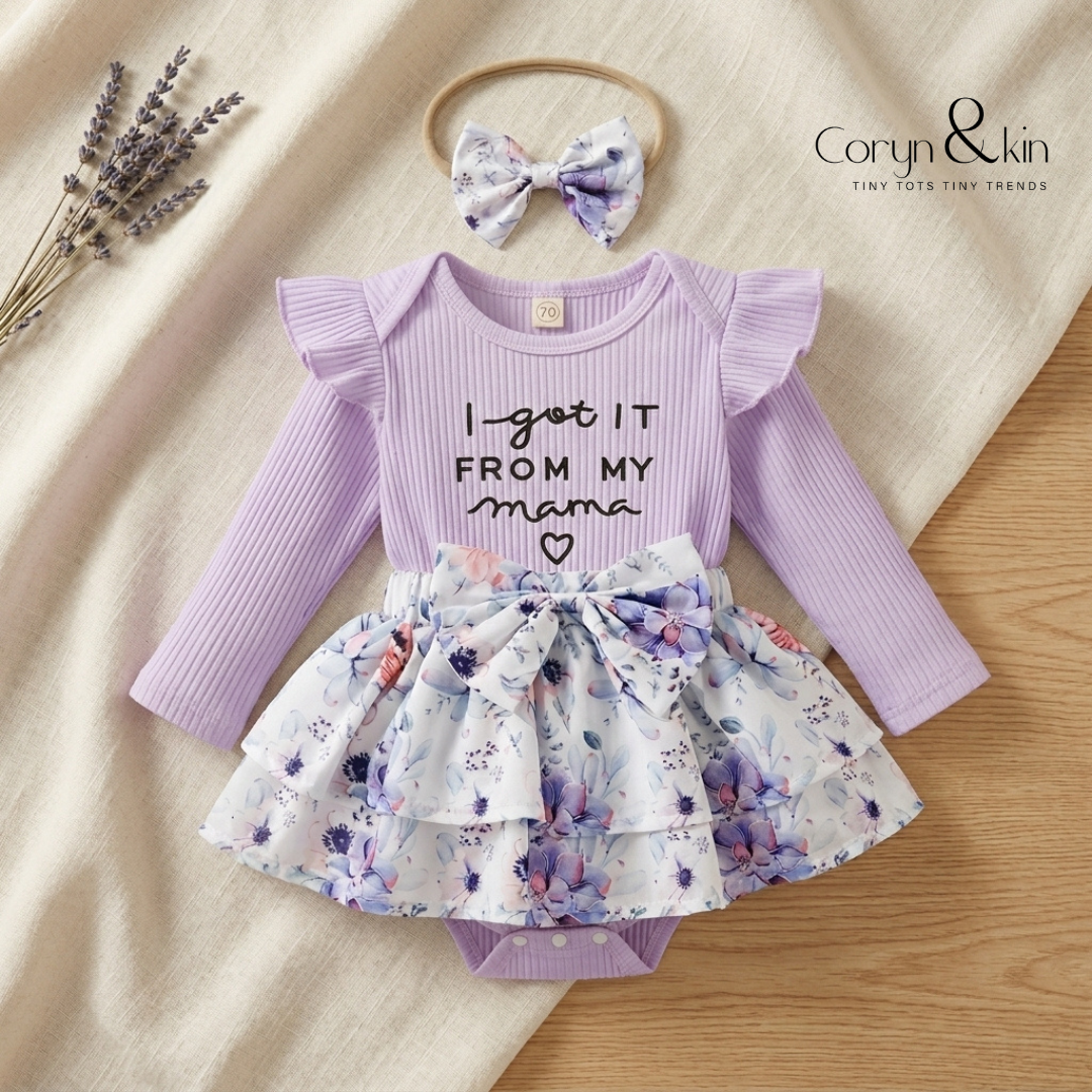 Elegant Bow Princess Dress for Baby Girls – Party & Casual Wear