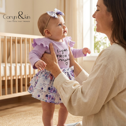 Elegant Bow Princess Dress for Baby Girls – Party & Casual Wear