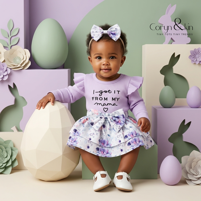 Elegant Bow Princess Dress for Baby Girls – Party & Casual Wear